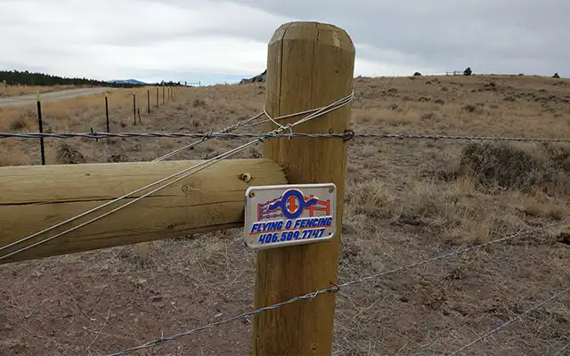 Barbed Wire Fencing In Montana Flying O Fencing.